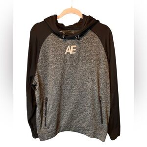 American Eagle Reflective Popover Hoodie Size Large